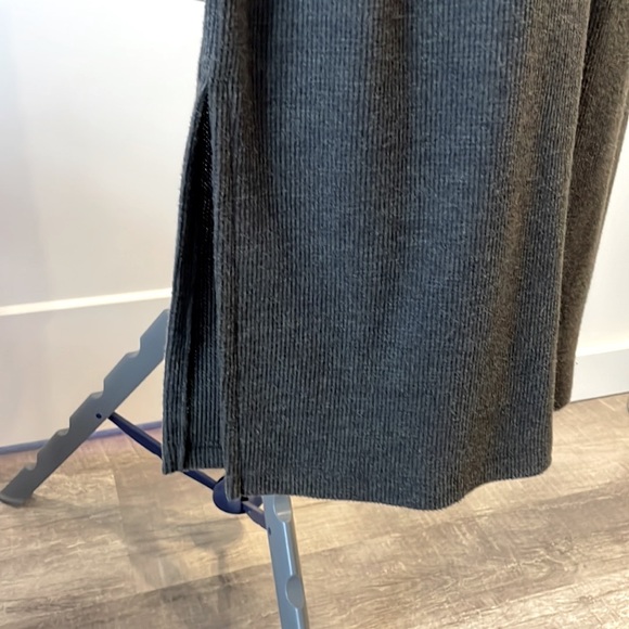 Mock Turtleneck Belted Knit Midi Dress - Picture 5 of 5